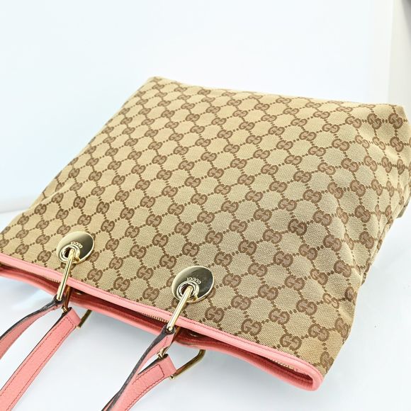 Auth Gucci Shoulder Tote Bag Gg Canvas #47861G26B - Picture 3 of 15